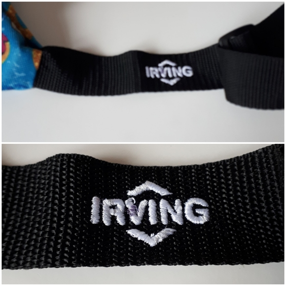 Everest Donuts Coffee Candy Print Blue Fanny Pack - Picture 8 of 11